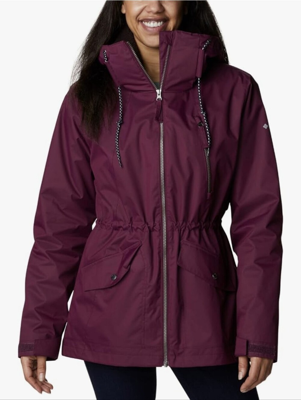 Columbia womens Mount Erie II Interchange Jacket 3 In 1 Coat Size Medium